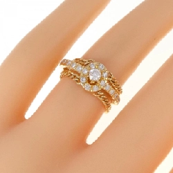 Nhẫn kim cương K18YG 0.36CT - Hàng hiệu Authentic 855371