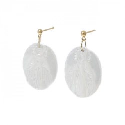 K18YG Ngọc trai mẹ Bông tai - Hàng hiệu Chính hãng 873331