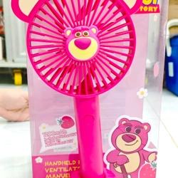 Quạt Cầm Tay Lớn Gấu Dâu 524164