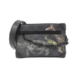 Túi xách vai Louis Vuitton Damier Graphite Stamp Mini Soft Trunk N45278