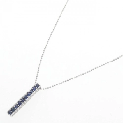 K18WG Sapphire Necklace - Hàng hiệu Authentic 859585