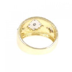 Nhẫn kim cương K18YG/PT 0.13CT 672471