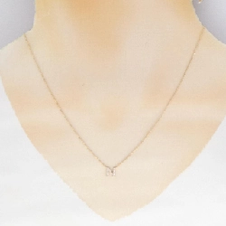 K18PG Chữ cái N Dây chuyền kim cương 0.07CT - Hàng hiệu Chính hãng 857636