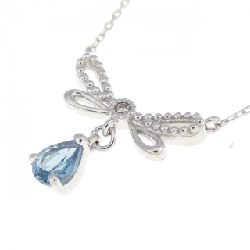 K18WG Blue Topaz Necklace - Hàng hiệu Authentic 865038