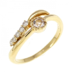 Nhẫn Morganite K18YG - Hàng hiệu Chính hãng