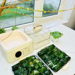 🔥Nồi hấp đa năng UNIE UE668 | Unie – Hấp nhanh, giữ trọn dinh dưỡng! 🥗✨ 738714