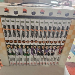 Trọn bộ Haikyu 45 tập kèm 3 box + các phụ kiện và q haicolor như hình  383971