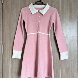 Váy hồng tiểu thư tôn dáng 494446