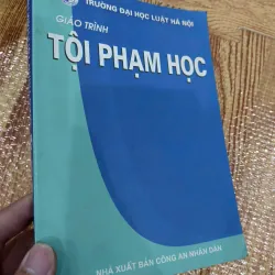 Giáo trình Tội phạm học - Trường Đại học Luật Hà Nội