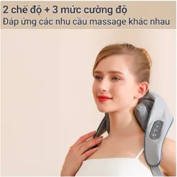 Máy Massage Cổ Vai Gáy 6D bản PRO - Hàng Chính Hãng - Mô Phỏng Kỹ Thuật Massage Số 8 601667
