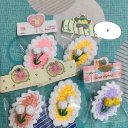 Kẹp tóc len nhiều kiểu dáng (tùy chỉnh màu) 933960