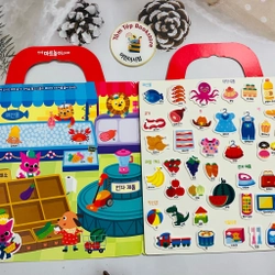 Set sticker tiếng Hàn cho bé 504945