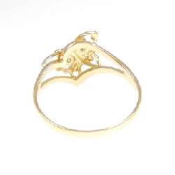 Nhẫn kim cương bướm K18YG 0.03CT 671896