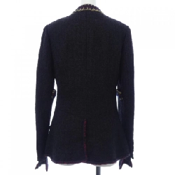 【Khuyến mãi】Áo khoác không cổ CHANEL 636738