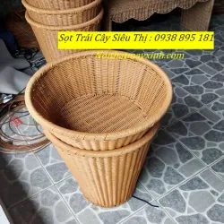 Giỏ mây trưng bày trái cây siêu thị cao 60 674842