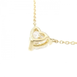 Dây chuyền kim cương K18YG 0.859CT H SI1 hình trái tim - Hàng hiệu Authentic 880180