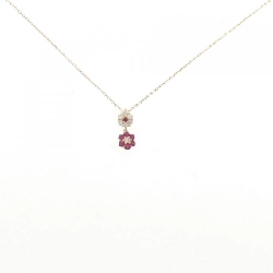 Ponte Vecchio Hoa Ruby Dây Chuyền 0.14CT - Hàng hiệu Chính hãng