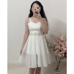 ĐẦM LILI TIỂU THƯ TẶNG KÈM CROPTOP 23718