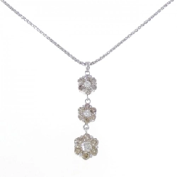 K18WG Hoa Kim Cương Dây Chuyền 1.95CT - Hàng hiệu Chính hãng