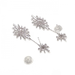 K18WG/K14WG Bông tai kim cương 1.10CT - Hàng hiệu Chính hãng 869273