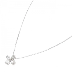 K18WG Hoa Đá Kim Cương Dây Chuyền 0.29CT - Hàng hiệu Chính hãng 861172