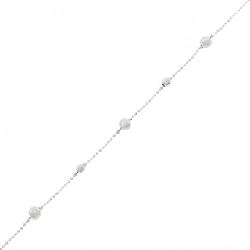 4゜C K18WG Vòng tay - Hàng hiệu Chính hãng