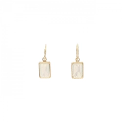 K18YG Opal Bông tai - Hàng hiệu Chính hãng