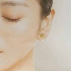 Bông tai hoa 750YG - Hàng hiệu Authentic 869350