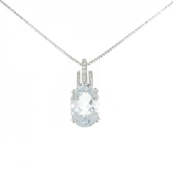 K9WG/375WG Dây chuyền Aquamarine 5.00CT - Hàng hiệu Chính hãng