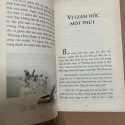 Vị giám đốc một phút - bí quyết áp dụng để thành công 506666