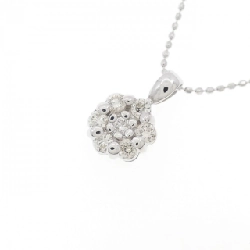 K18WG Hoa Kim Cương Dây Chuyền 0.30CT - Hàng hiệu Chính hãng 860170