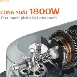 Chinh phục mọi loại bột cùng Máy nhồi bột UNIE UE-990 – 6.5L, 1800W, 10 tốc độ linh hoạt! 714167