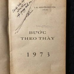 [ sách xưa] Bước Theo Thầy-Linh Mục J.M. Nguyễn Duy Tôn 1037754