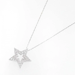 K18WG Ngôi sao Kim cương Dây chuyền 1.01CT - Hàng hiệu Chính hãng 861792