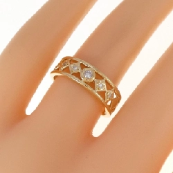 Nhẫn kim cương K18YG 0.10CT - Hàng hiệu Authentic 856116