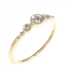 Nhẫn kim cương K10YG 0.05CT