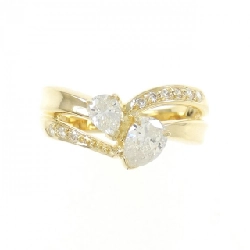 Nhẫn kim cương K18YG 0.64CT 672722