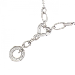 Dây chuyền kim cương hình trái tim 750WG - Hàng hiệu Authentic 857542