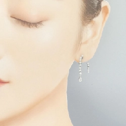 K18WG Bông tai kim cương 0.58CT - Hàng hiệu Chính hãng 877991