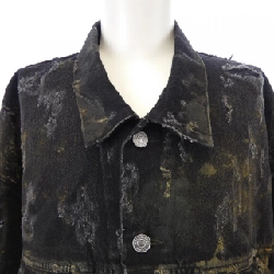 Áo khoác denim oversized siêu phá hủy BALENCIAGA 748022 TBP47 UNISEX - Hàng hiệu Authentic 887510