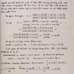 Giúp ôn thi Đại học & Cao đẳng Bài tập Lượng giác xưa 17843