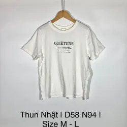 Áo Thun Nhật Hiệu Glacier
Fit < 60Kg