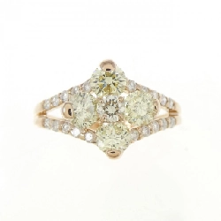 Nhẫn kim cương hoa K18PG 1.20CT 670848