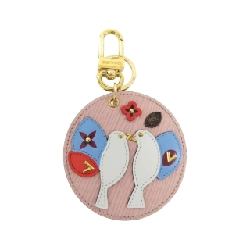 Louis Vuitton Epi + Monogram Porte Clé Ngày của Mẹ Hình Tròn M62569 Móc Khóa - Hàng hiệu Chính hãng