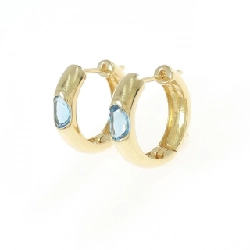K18YG Blue Topaz Bông tai - Hàng hiệu Chính hãng 875846