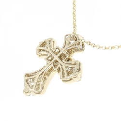 K18YG Dây chuyền kim cương chéo 0.90CT - Hàng hiệu chính hãng 867741