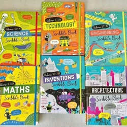 Bộ sách Usborne STEAM Cribble book (6 cuốn tiếng Anh)