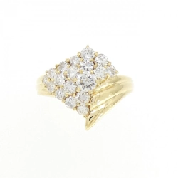 Nhẫn kim cương K18YG 1.06CT 670979