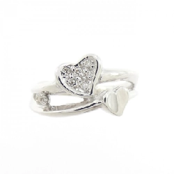 Nhẫn kim cương hình trái tim K18WG 0.04CT - Hàng hiệu Chính hãng 847507