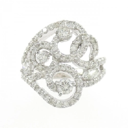 Nhẫn kim cương K18WG 1.15CT 670366